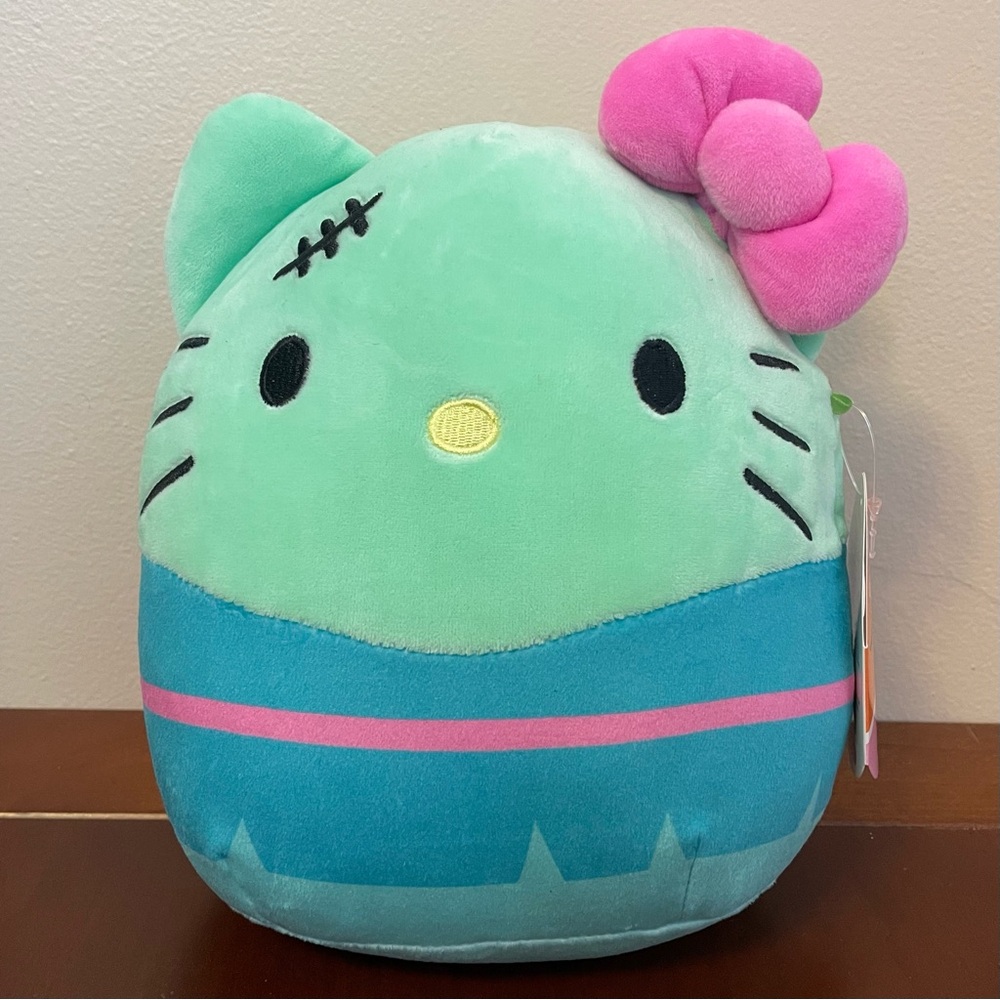 NWT HELLO KITTY FRANKENSTEIN 8” SQUISHMALLOW Sanrio Halloween Monster Holiday